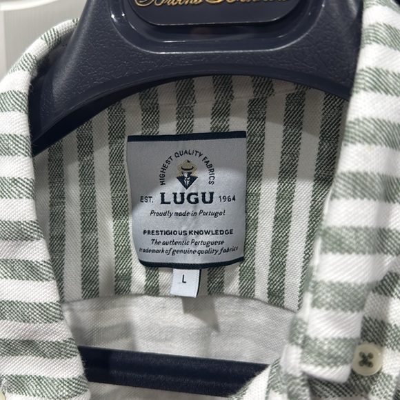 Made in Portugul causul button down mens shirt - Picture 2 of 4